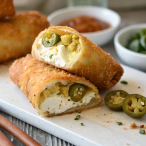 Egg Roll Wrapper Goat Cheese Jalapeno Recipe