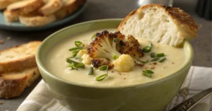 roasted cauliflower soup