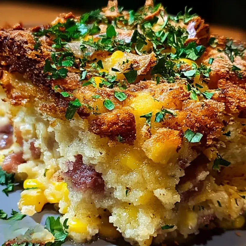 Loaded Cornbread Casserole